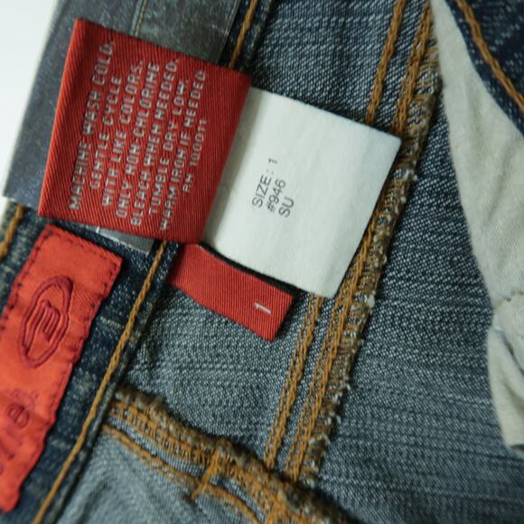 Bongo Let Me B Straight Fit Stretch Jeans Size 1 / Waist 25 - Picture 9 of 9